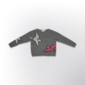 Maeve by Anthropologie Bird Intarsia Sweater. Size - Small